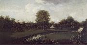 William Tomkins The Elysian Fields at Audley End,Essex,from the Tea House Bridge France oil painting artist